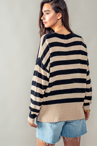 Cozy Striped Cardigan