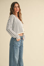 Load image into Gallery viewer, Striped Knit Cardigan