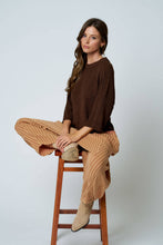 Load image into Gallery viewer, Drop Shoulder Short Sleeved Sweater