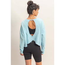 Load image into Gallery viewer, Open Back Long-Sleeve Top
