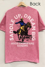 Load image into Gallery viewer, Saddle Up Dream Big Cowboy Tee