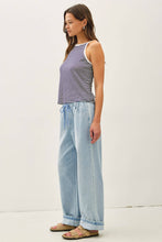 Load image into Gallery viewer, Comfy Wide Leg Denim Pants