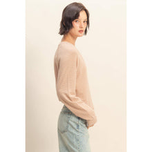 Load image into Gallery viewer, Striped Raglan Long Sleeve Top