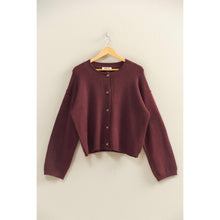 Load image into Gallery viewer, Relaxed Fit Button-Down Cardigan Sweater