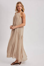 Load image into Gallery viewer, Halter Flowy Maxi Dress