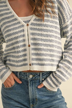 Load image into Gallery viewer, Striped Knit Cardigan