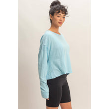 Load image into Gallery viewer, Open Back Long-Sleeve Top