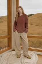 Load image into Gallery viewer, Terracotta Ribbed Knit Sweater