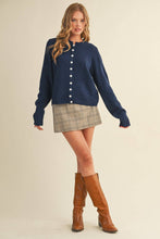 Load image into Gallery viewer, Marled Knit Sweater Cardigan