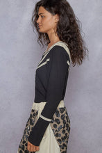 Load image into Gallery viewer, Long sleeve double gauze solid knit rib top