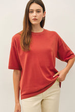 Load image into Gallery viewer, Boxy Short Sleeve Sweater