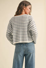Load image into Gallery viewer, Striped Knit Cardigan