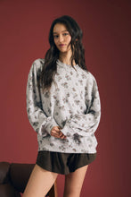 Load image into Gallery viewer, Floral Waffle Knit Top