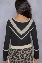 Load image into Gallery viewer, Long sleeve double gauze solid knit rib top