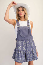 Load image into Gallery viewer, Wester Lace Trim Romper