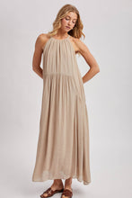 Load image into Gallery viewer, Halter Flowy Maxi Dress