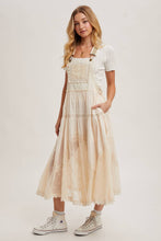 Load image into Gallery viewer, Lace Embroidered Bib Maxi Dress