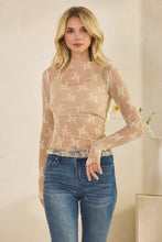 Load image into Gallery viewer, Sheer Mesh Floral Lace Top