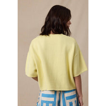 Load image into Gallery viewer, Button-Up Short Sleeve Sweater
