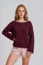 Load image into Gallery viewer, Contrasting Trim Sweater