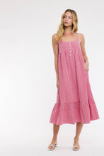 Load image into Gallery viewer, Gingham Midi Dress