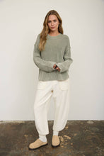 Load image into Gallery viewer, Olive Ribbed Knit Sweater