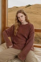 Load image into Gallery viewer, Terracotta Ribbed Knit Sweater