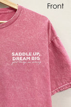 Load image into Gallery viewer, Saddle Up Dream Big Cowboy Tee