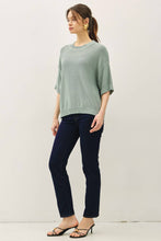 Load image into Gallery viewer, Oversized Short Sleeve Sweater