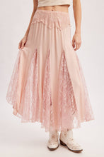 Load image into Gallery viewer, Flowy Lace Maxi Skirt
