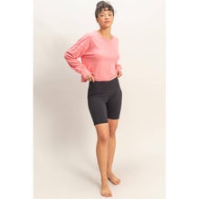 Load image into Gallery viewer, Open Back Long-Sleeve Top