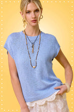 Load image into Gallery viewer, Loose Fit Sleeveless Knit Mock Top