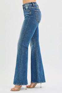 High Rise Flare Jeans by Risen