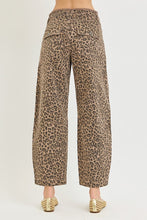 Load image into Gallery viewer, Slouchy Leopard Barrel Jeans by Risen