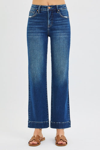 High Rise Straight Jeans by Risen