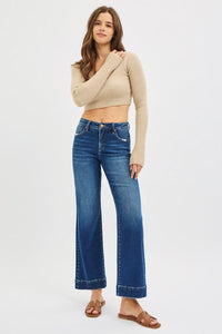High Rise Straight Jeans by Risen