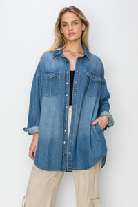 Denim Shirt Dress