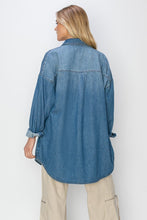 Load image into Gallery viewer, Denim Shirt Dress