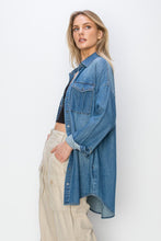 Load image into Gallery viewer, Denim Shirt Dress