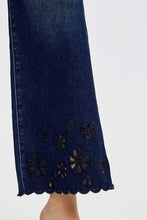 Load image into Gallery viewer, High Rise Wide Crop with Cut out Detail Jeans by Risen