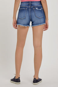 Mid-Rise Jean Shorts by Risen