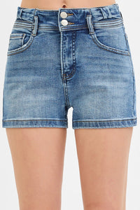 Tummy Control High Rise Bow Detailed Shorts