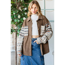 Load image into Gallery viewer, Corduroy Aztec Shacket