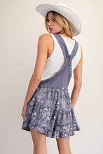 Load image into Gallery viewer, Wester Lace Trim Romper