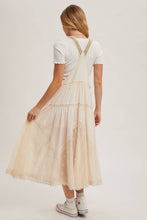 Load image into Gallery viewer, Lace Embroidered Bib Maxi Dress