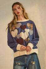 Load image into Gallery viewer, Heart Lightweight Sweatshirt