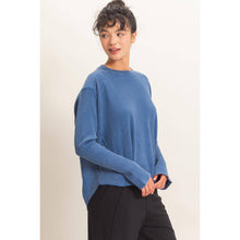 Load image into Gallery viewer, Mineral Washed Waffle Knit Top