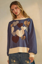 Load image into Gallery viewer, Heart Lightweight Sweatshirt