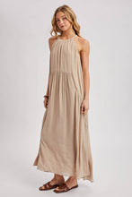 Load image into Gallery viewer, Halter Flowy Maxi Dress