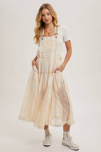 Load image into Gallery viewer, Lace Embroidered Bib Maxi Dress